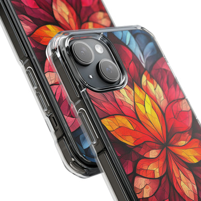 Flame Blossoms Glow iPhone Case - Impact