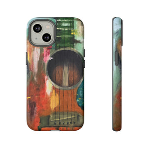 Oil painting - Guitar - Protective Phone Case