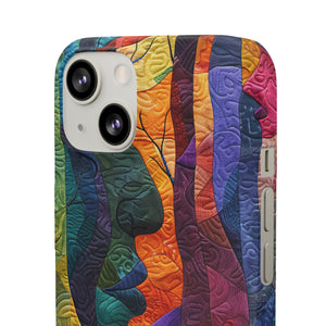 Interwoven Vibrance | Slim Phone Case for iPhone