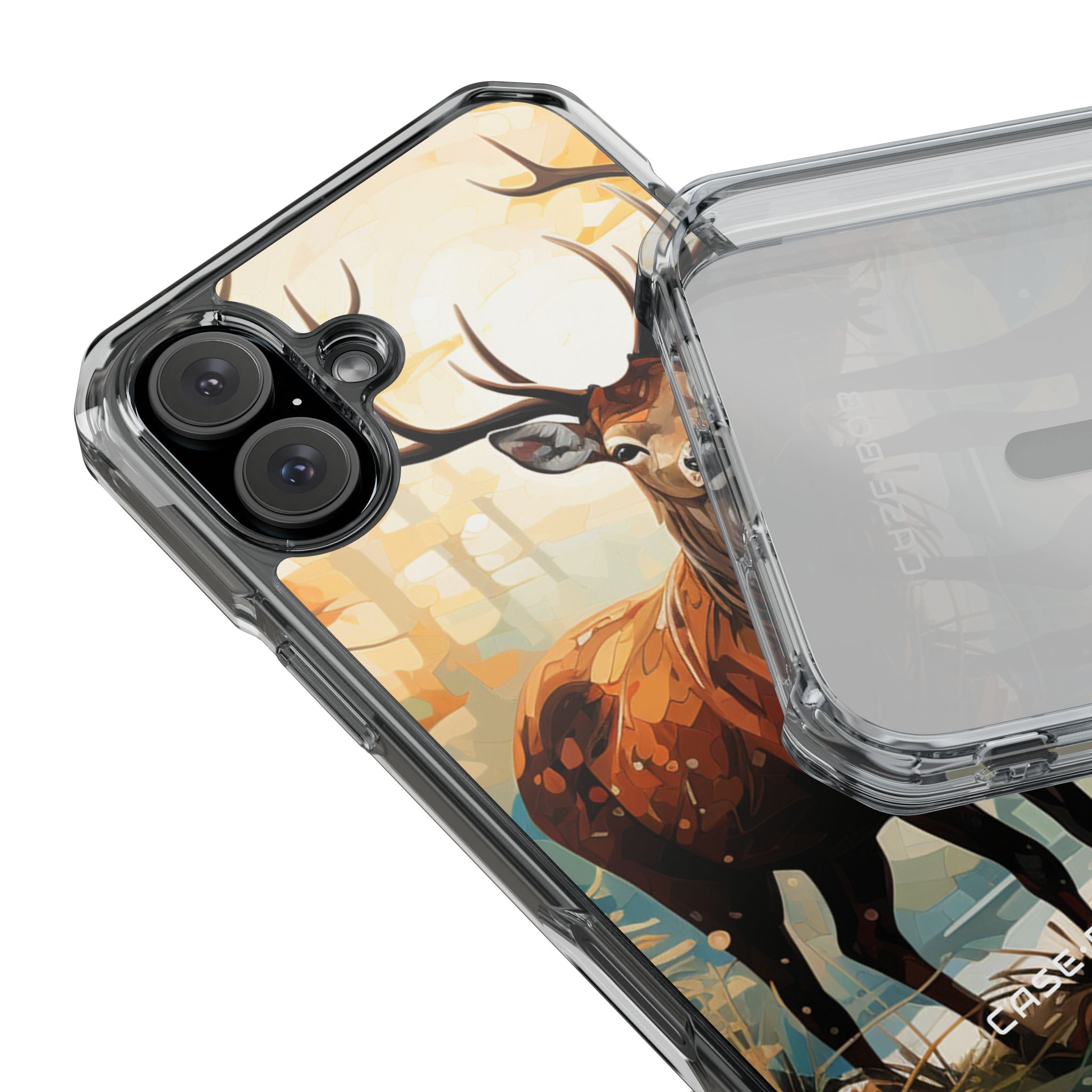Glowing Stag iPhone 16 Plus Case - Impact