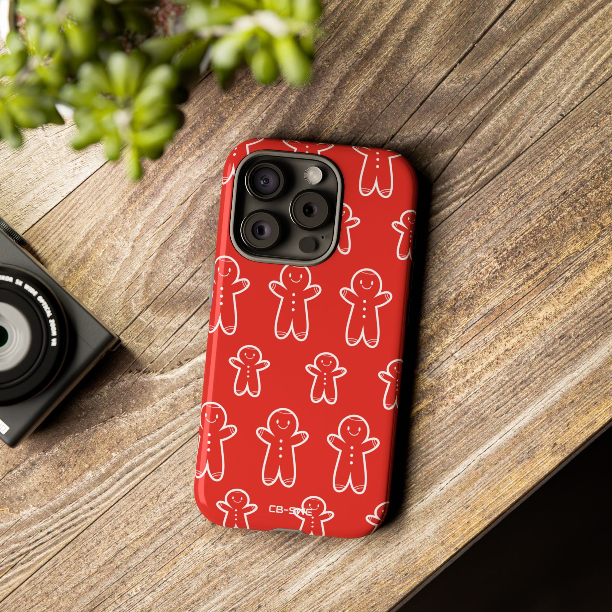 Gingerbread Men Play - iPhone Case