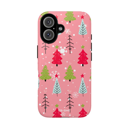 Festive Trees Dance - iPhone Case