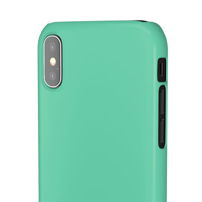 Medium Aquamarine  iPhone X - Slim Phone Case