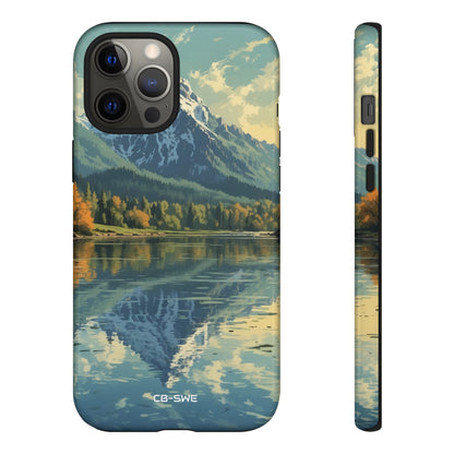Mountain Reflects Calm - iPhone Case