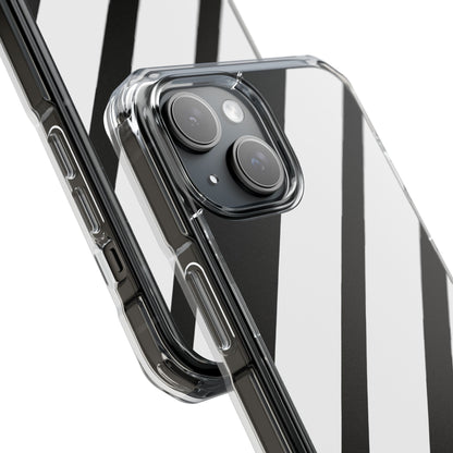Diagonal Stripes Contrast iPhone 15 Case - Impact