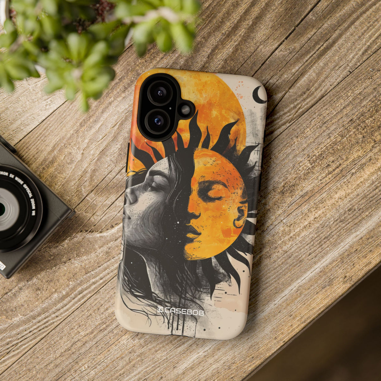 Celestial Dualities: Sun and Moon - for iPhone 16