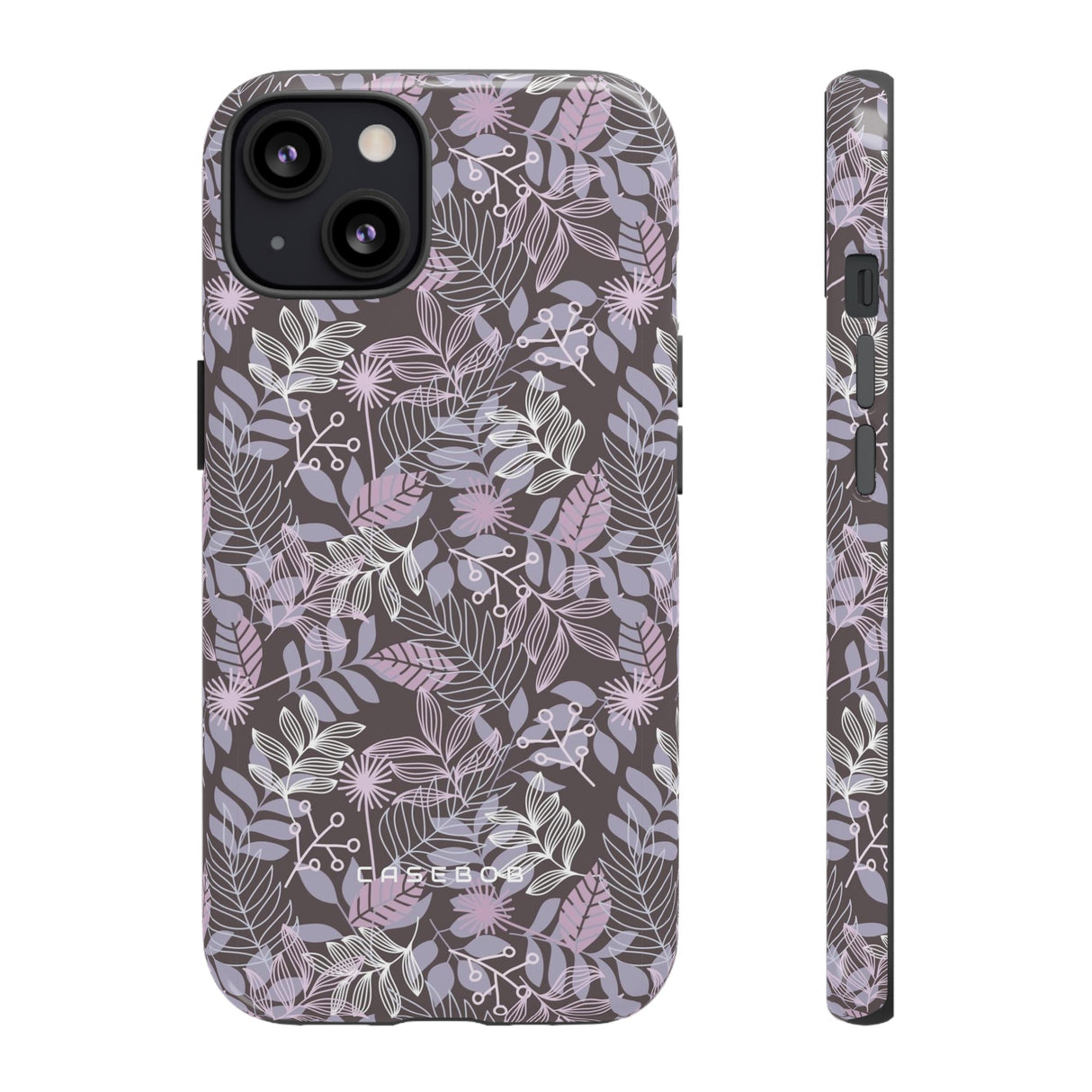 Dark Purple Leaf - Protective Phone Case