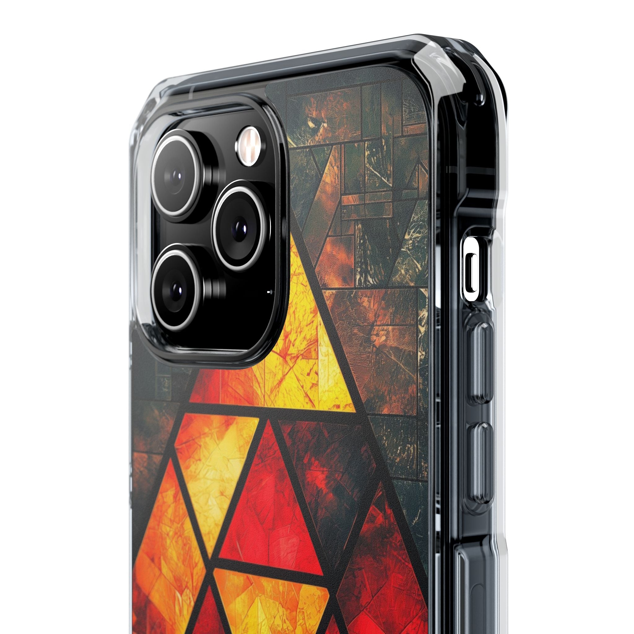 Triangles Illuminate Warmth iPhone Case - Impact