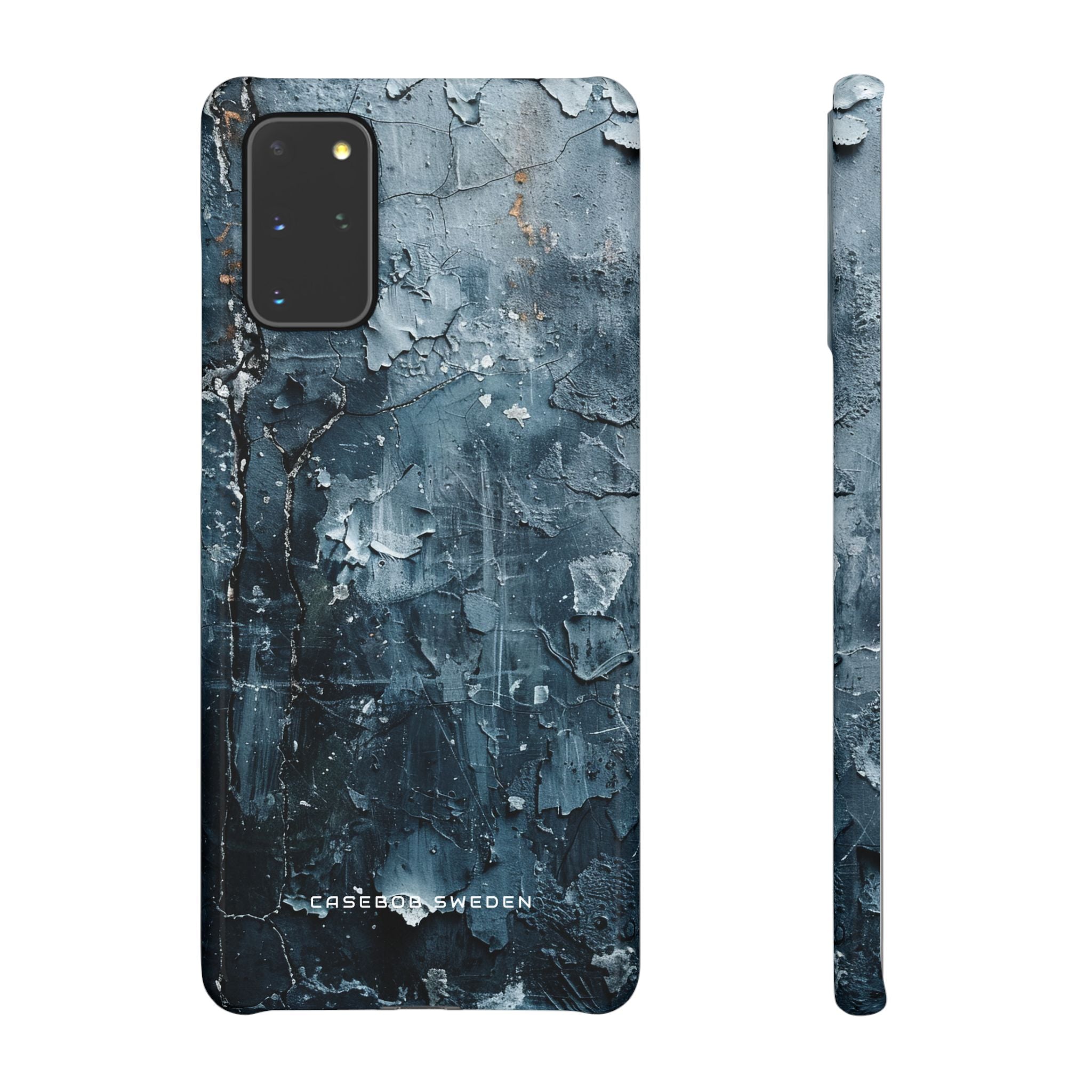 Weathered Blue Tapestry with Cracked Layers Samsung S20 - Slim Phone Case