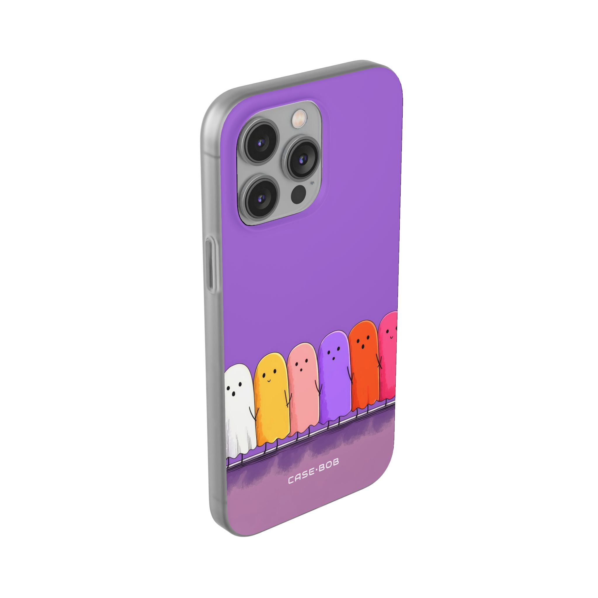Colorful Ghosts iPhone 14 Pro Max Case - Soft