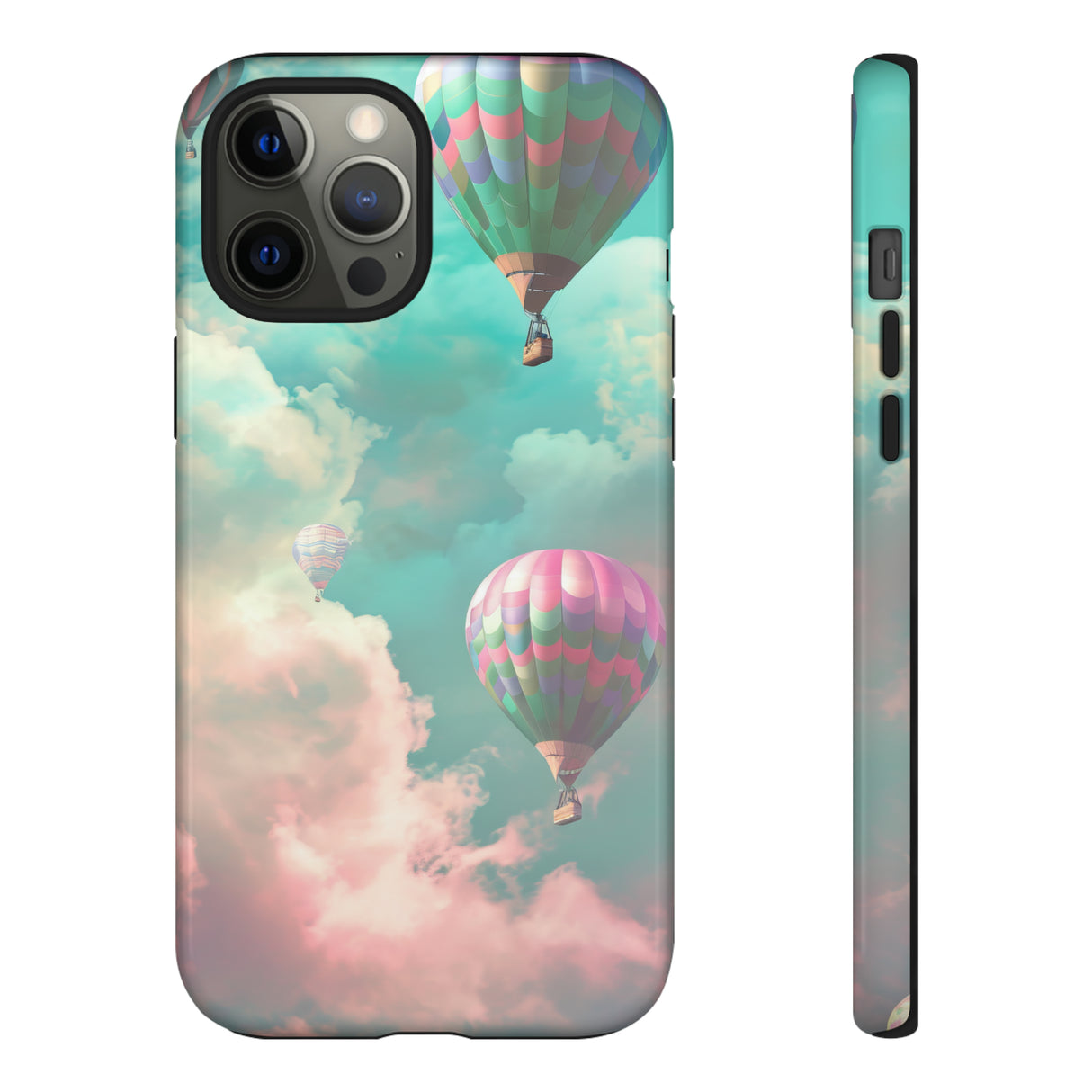 Pastel Balloon Escape - Protective Phone Case