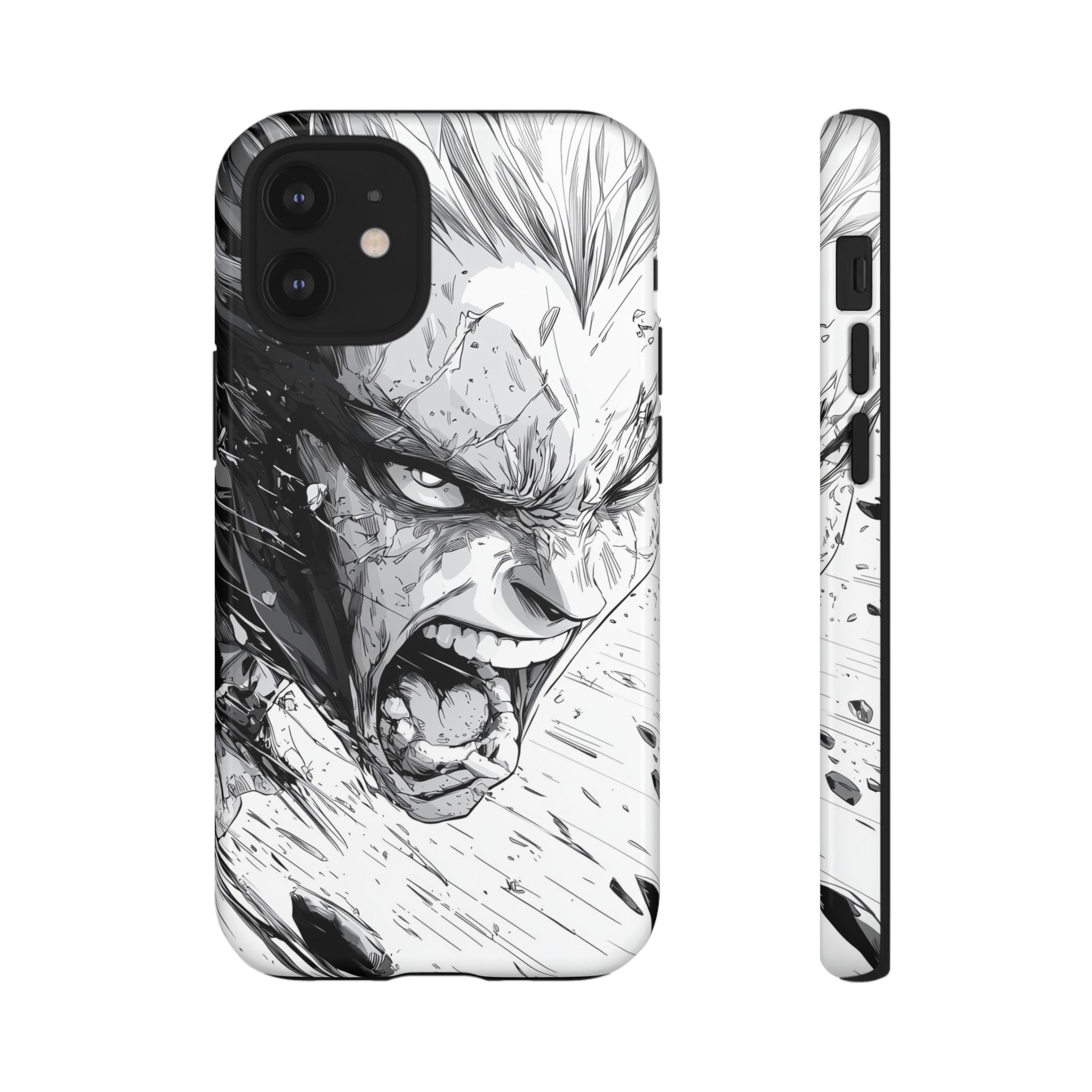 Fierce Emotion Erupts - iPhone Case