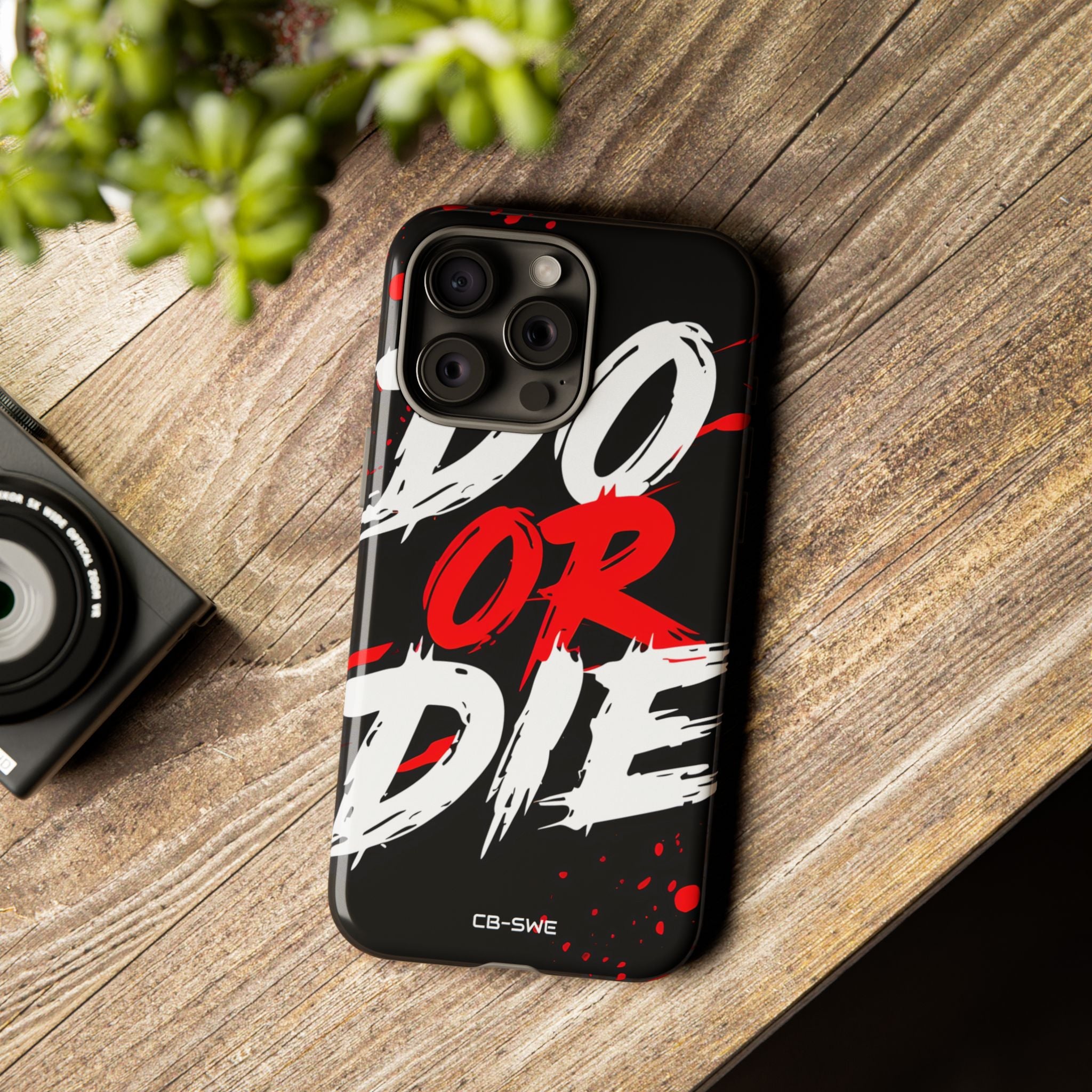 Intense Typography Contrast - iPhone Case