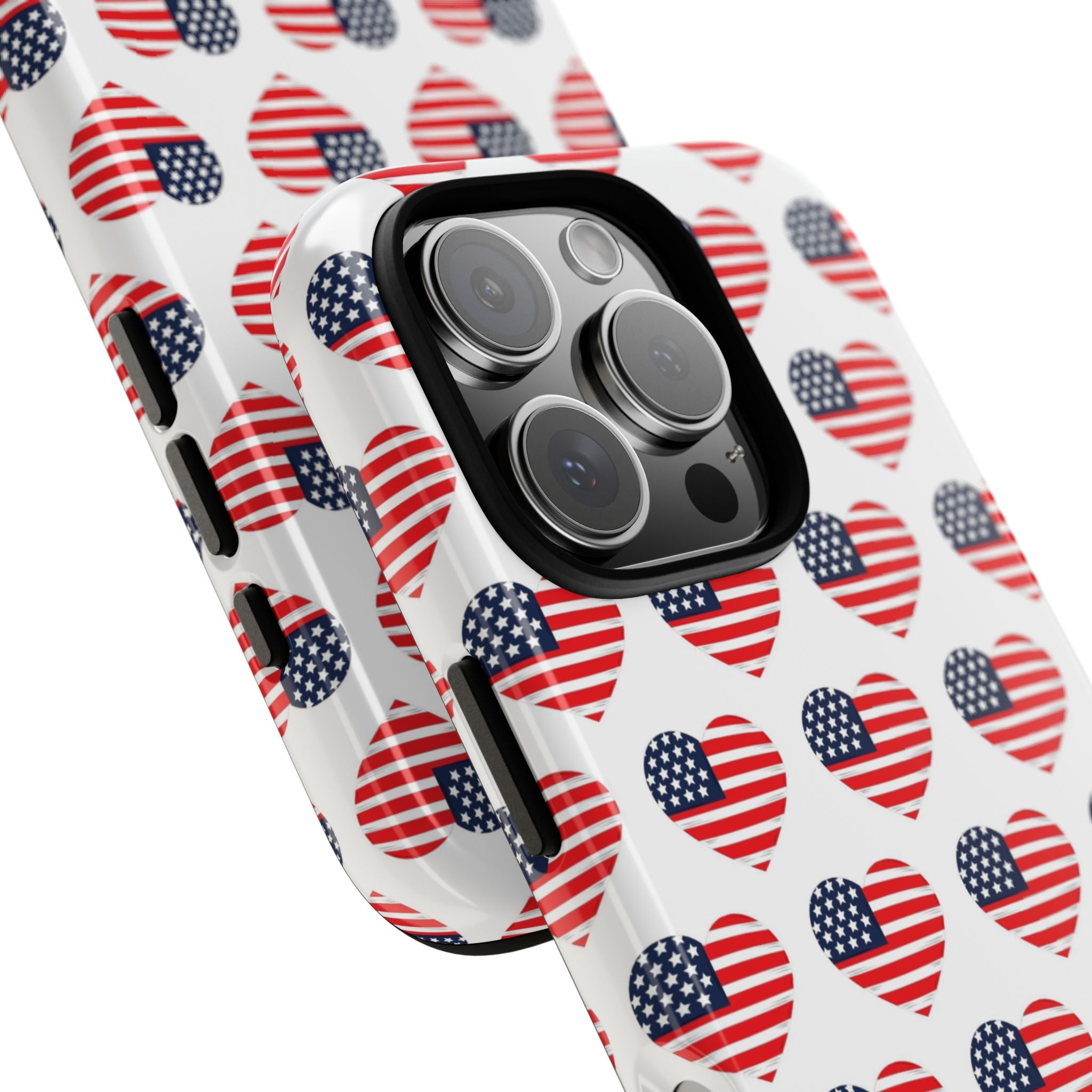 Hearts Embrace Freedom - iPhone Case