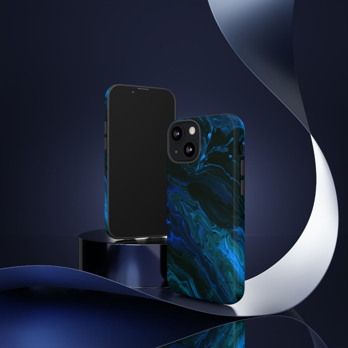 Neon Blue Creative - Protective Phone Case