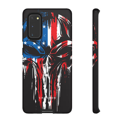 Military Grunge Skull Patriotic - Protective Phone Case