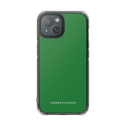 Forest Green iPhone 15 - Clear Impact Phone Case