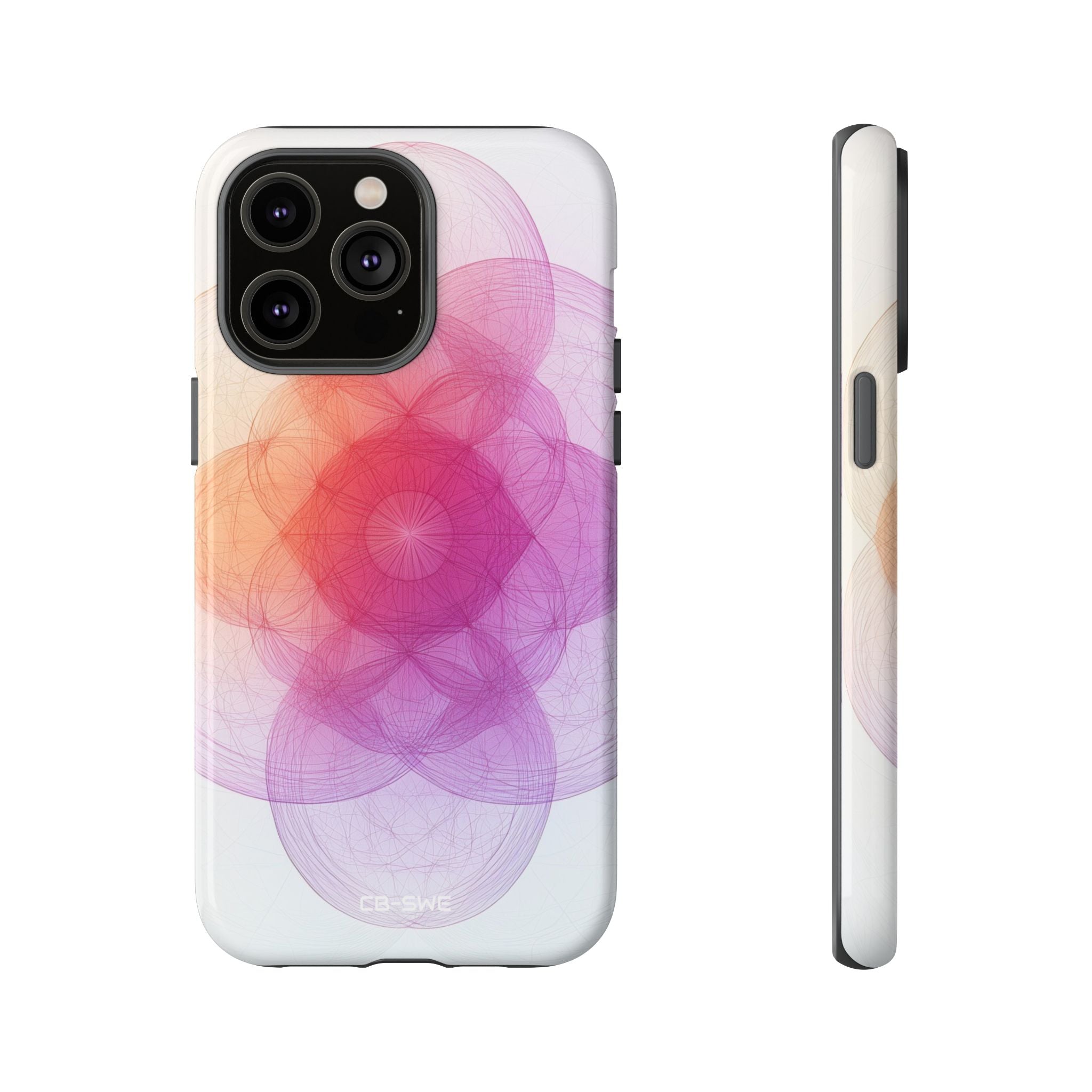 Radiant Circles Expand - iPhone Case