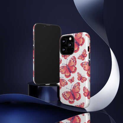 Vibrant Butterfly Dance - iPhone Case