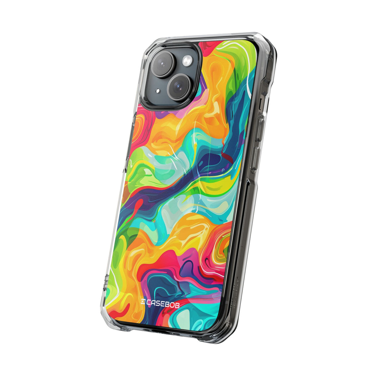 Bold Bright Patterns | Phone Case for iPhone (Clear Impact Case - Magnetic)