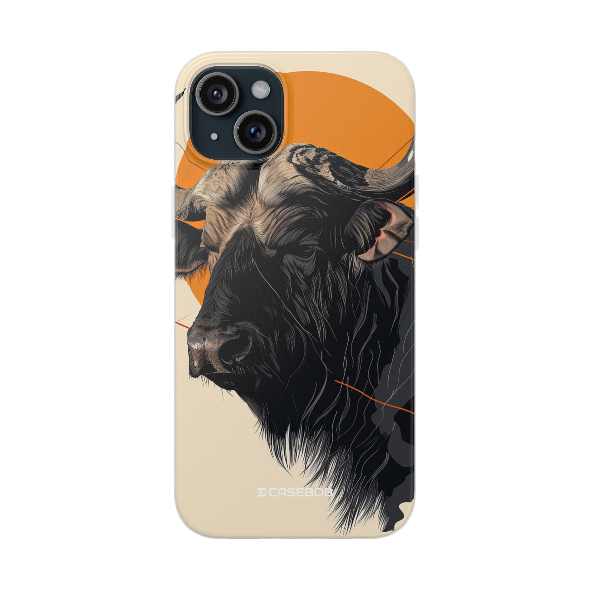 Majestic Buffalo Sun | Flexible Phone Case for iPhone