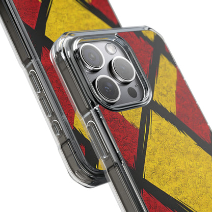 Dynamic Geometric Energy iPhone Case - Impact
