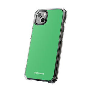 Emerald Green | Phone Case for iPhone (Clear Impact Case - Magnetic)