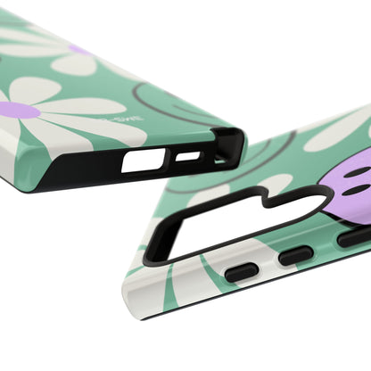 Playful Retro Blooms - Samsung Case