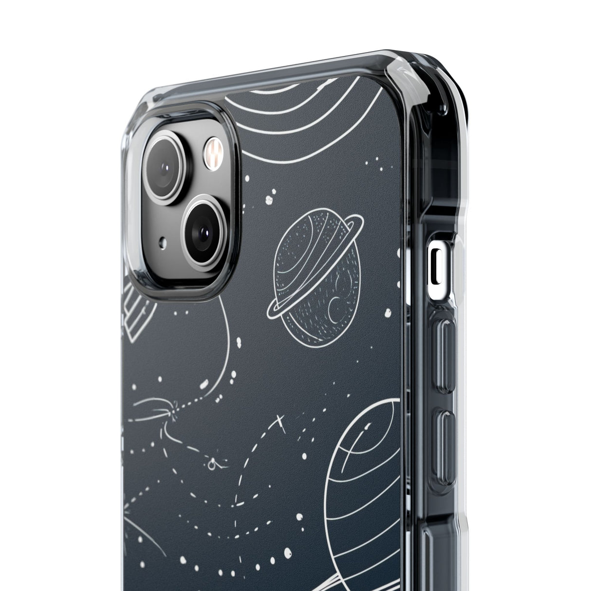 Cosmic Wanderer – Handyhülle für iPhone (Clear Impact – Magnetisch)