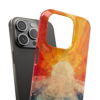 Sunburst Energy - Slim iPhone 15 Phone Case