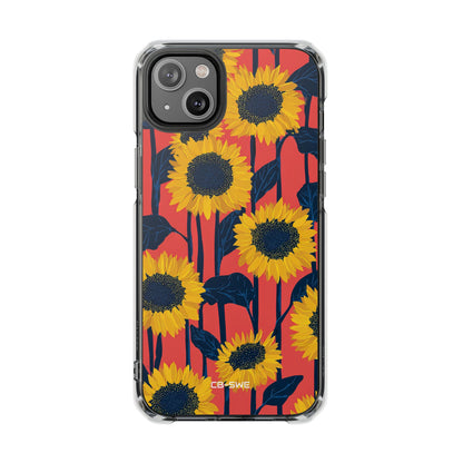 Vibrant Sunflower Rhythm iPhone Case - Impact