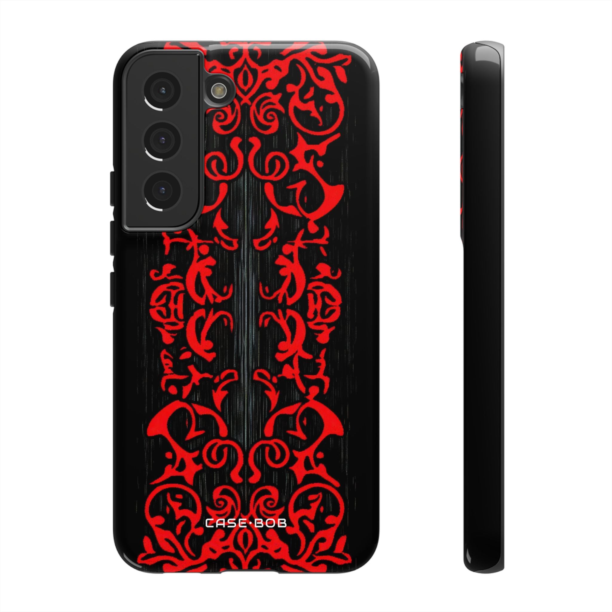 Crimson Spiral Samsung S22 Case - Tough