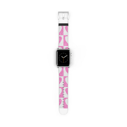 Glitter Heartgrid - Watch Band