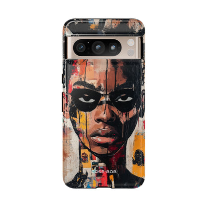 Masked Portrait Drips Google Pixel 8 Pro Case - Tough