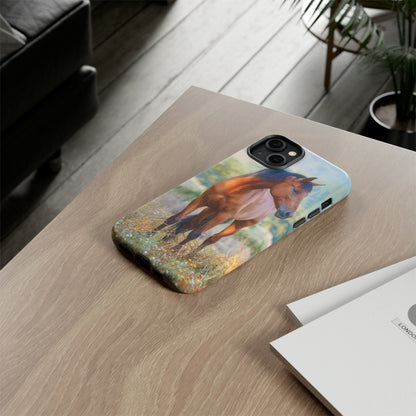 Chestnut Thoroughbred - Protective Phone Case