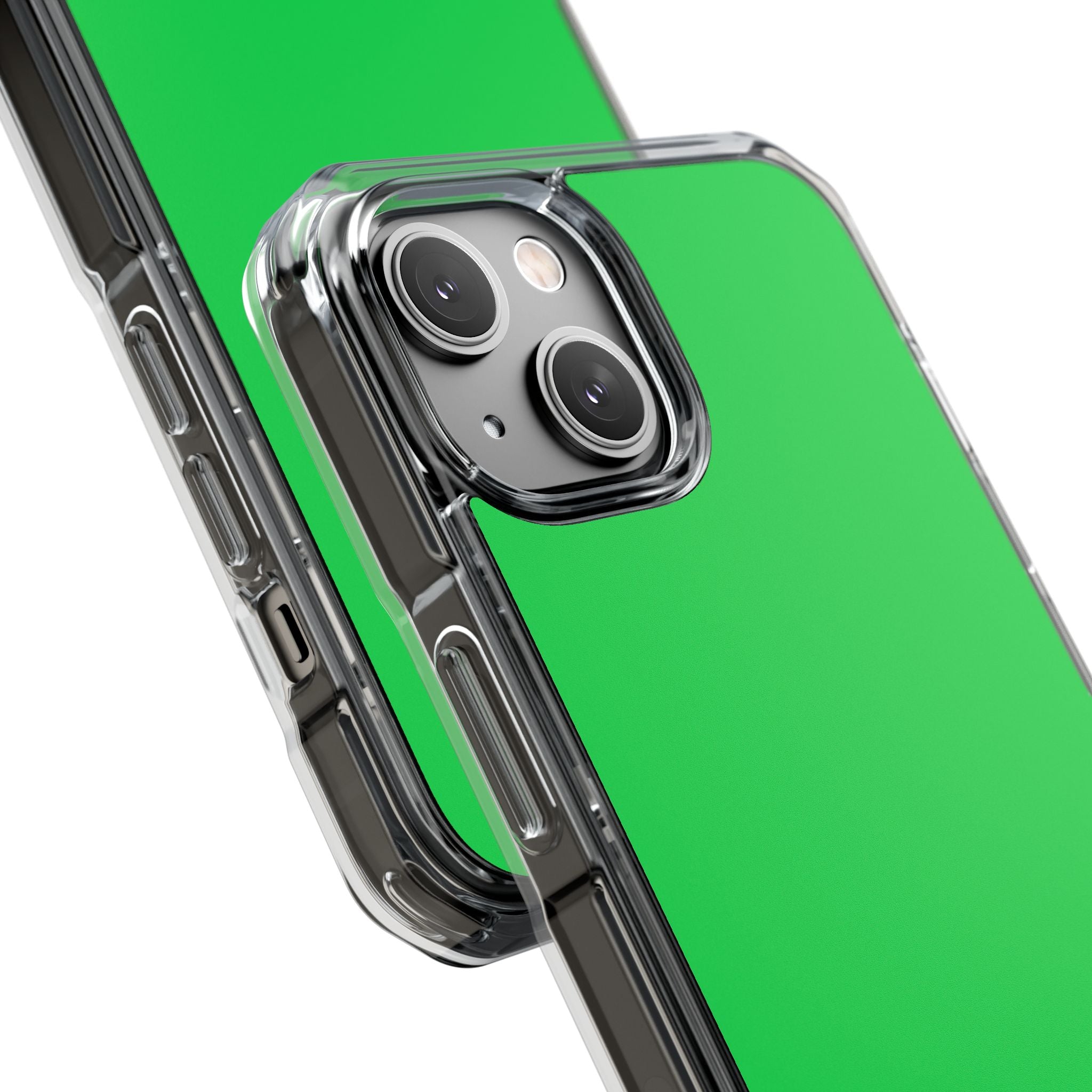 Malachite Green - Clear Impact Case for iPhone