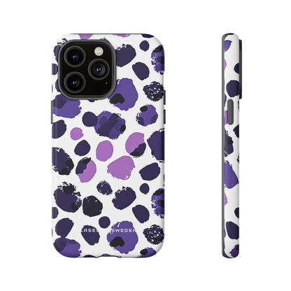 Purple Inkblots iPhone 14 - Tough Phone Case