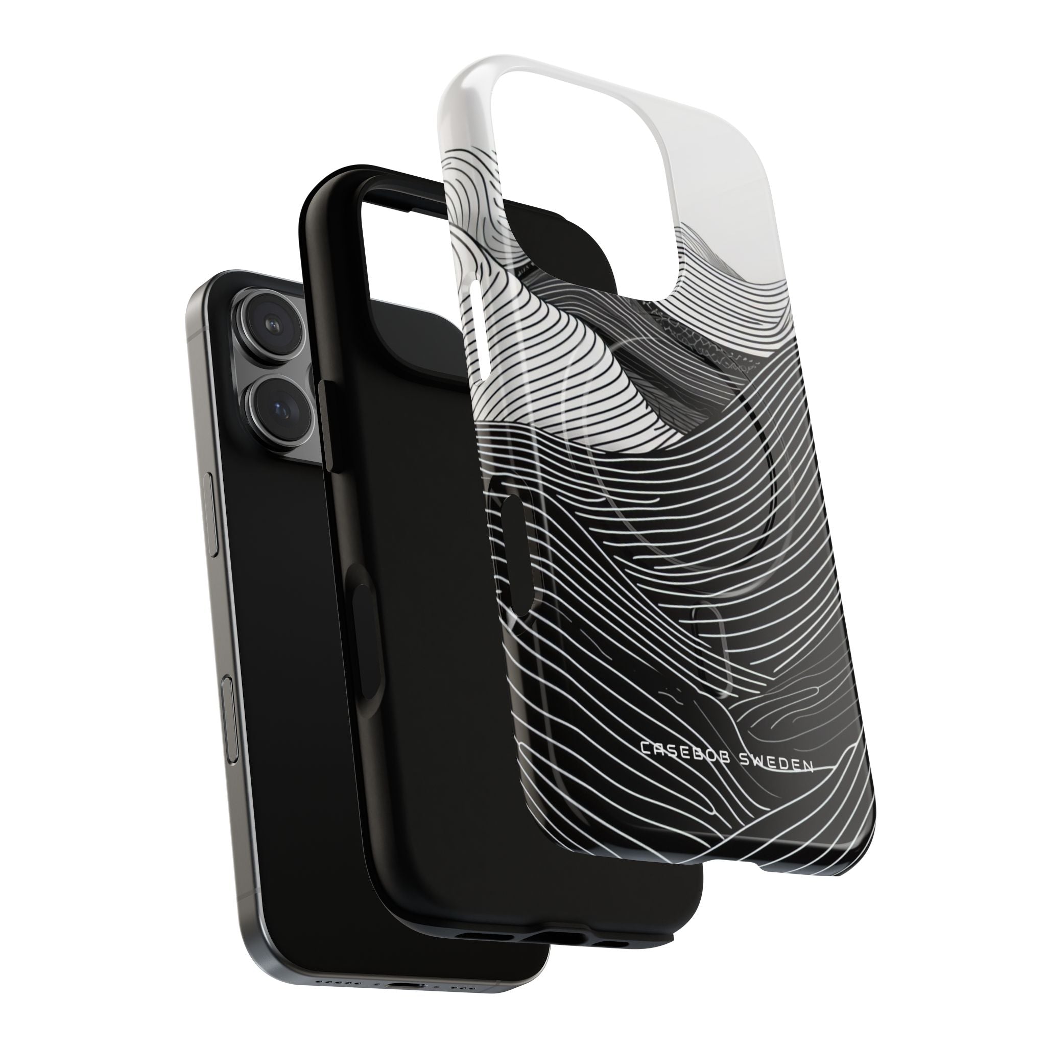 Undulating Horizon Waves iPhone 16 | Tough+ Phone Case