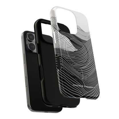 Undulating Horizon Waves iPhone 16  Tough+ Phone Case