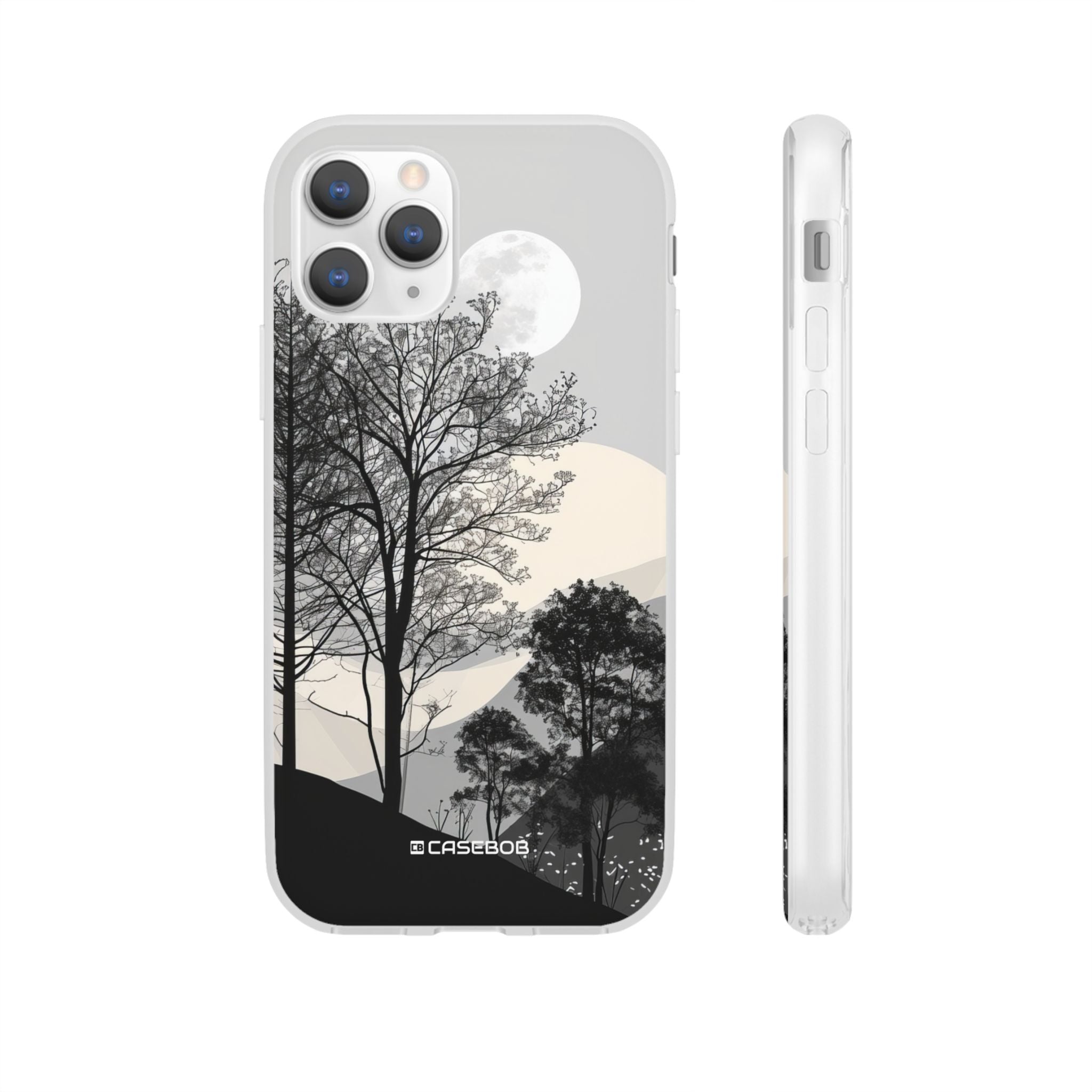 Moonlit Elegance | Flexible Phone Case for iPhone