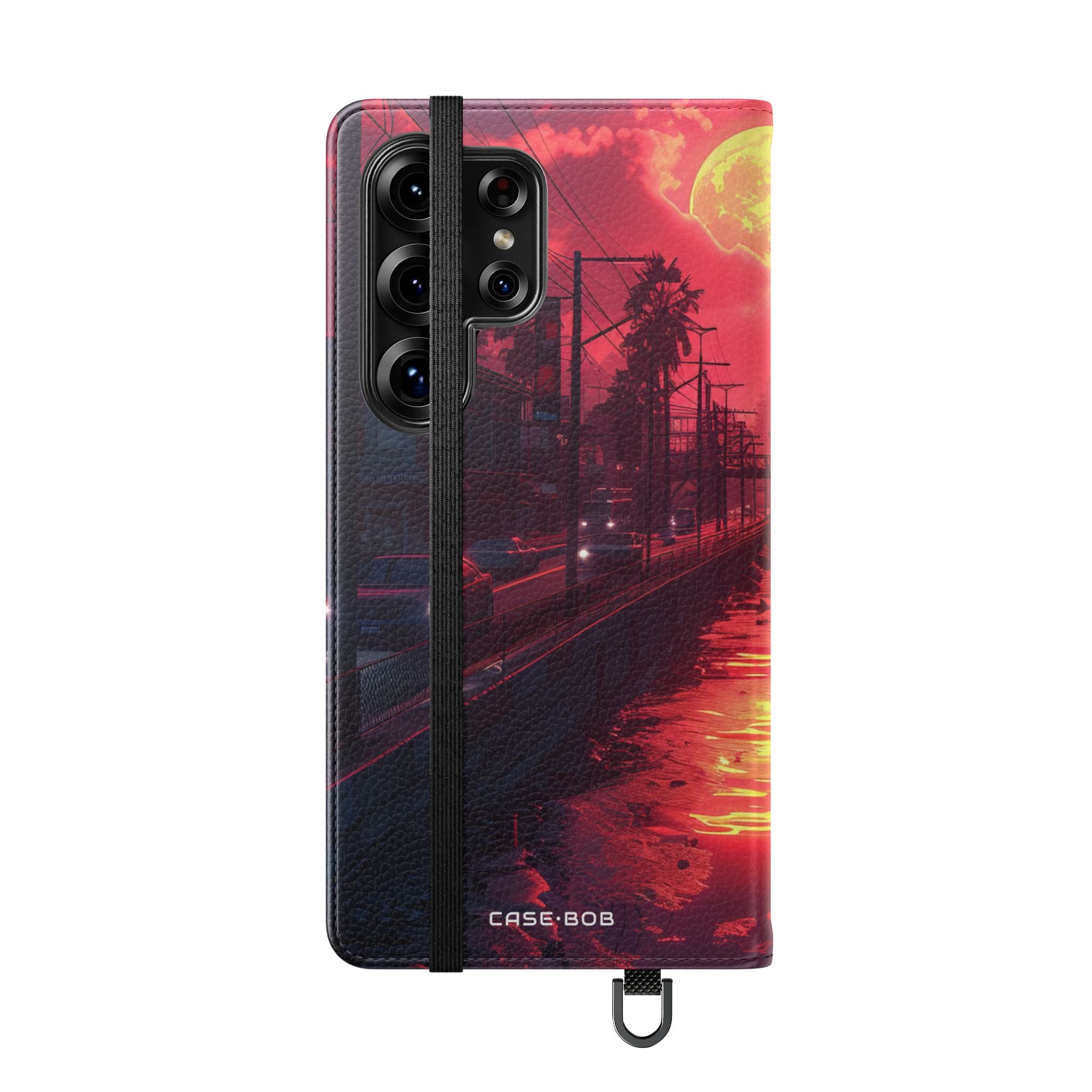 Yellow Moon Reflection - Samsung S25 Ultra Case - Wallet