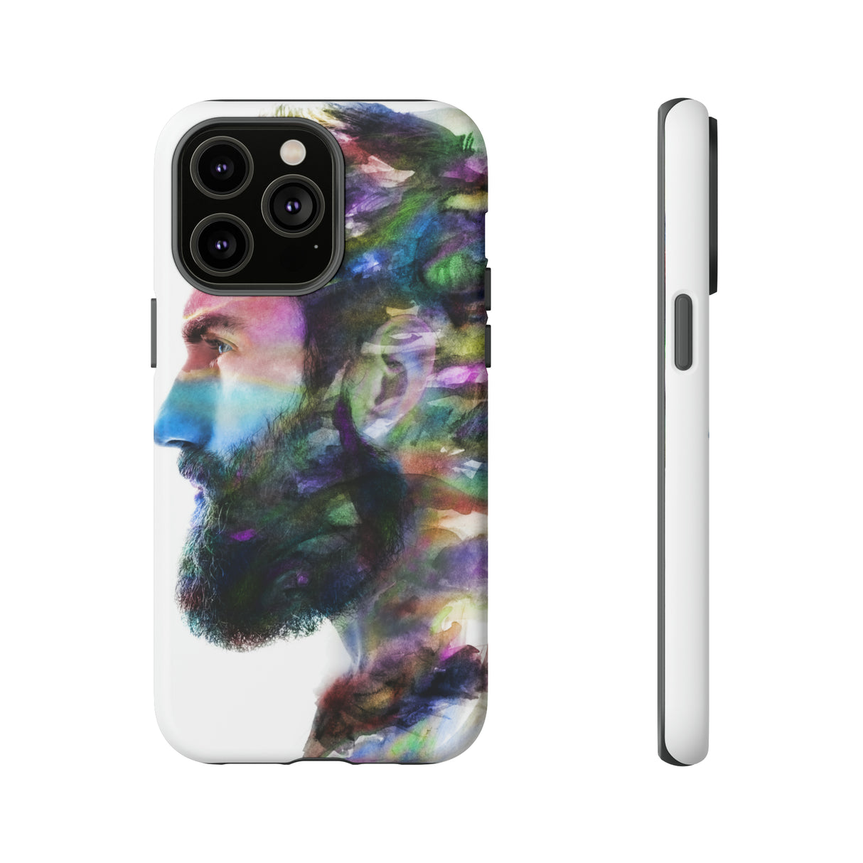 Watercolor Portrait - Protective Phone Case