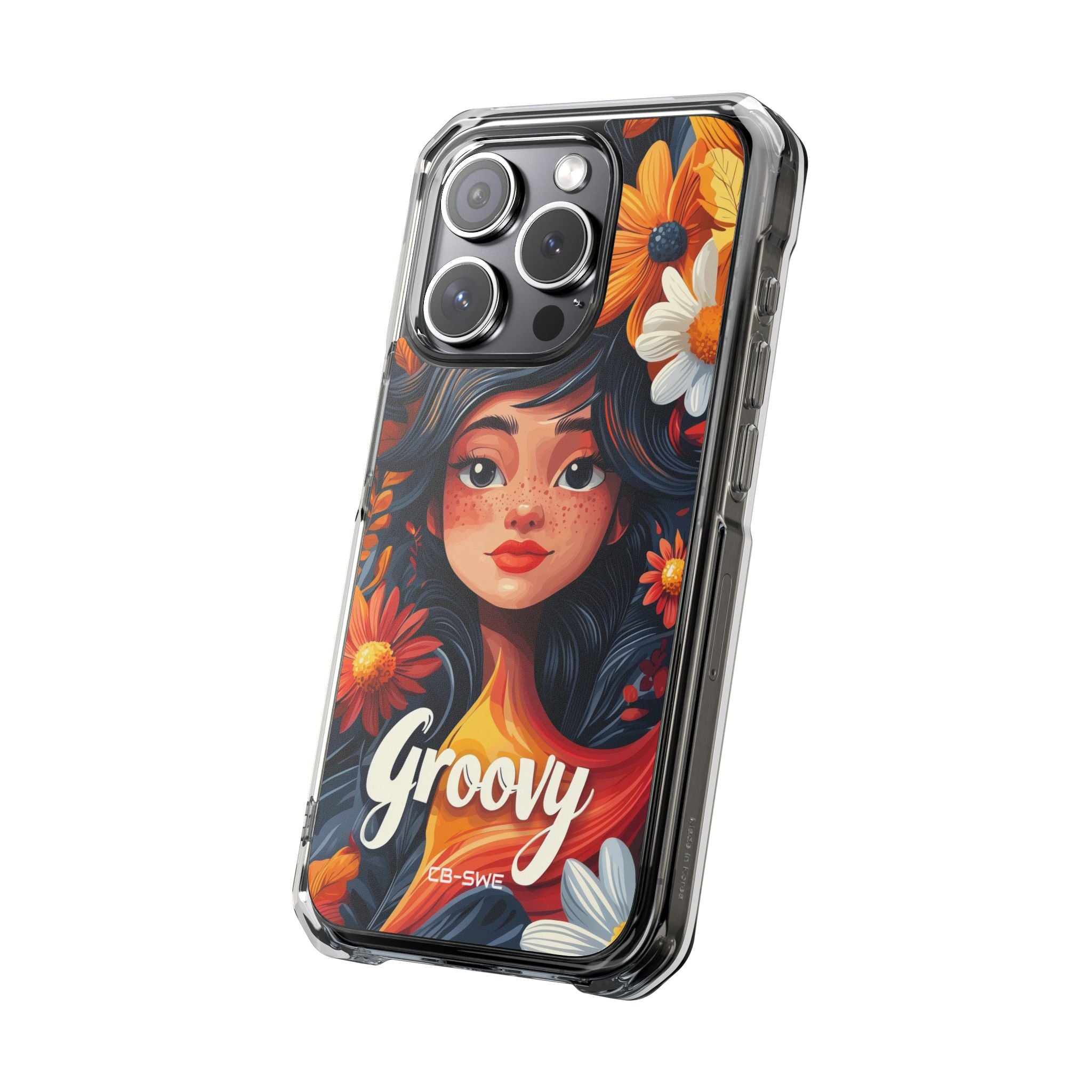 Floral Girl Smiles iPhone Case - Impact