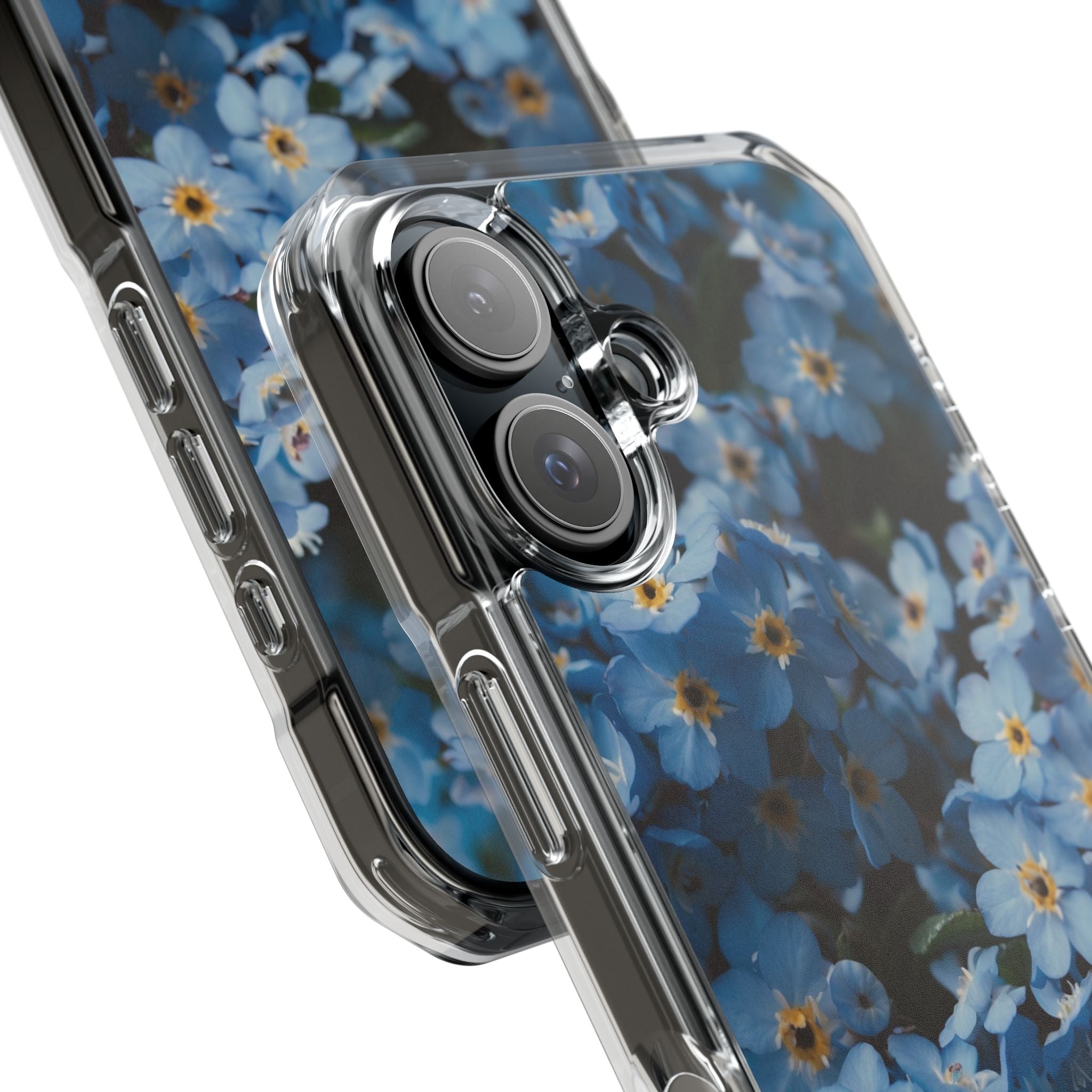 Blue Blooms Embrace iPhone Case - Impact
