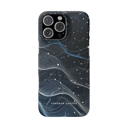 Gradient Neural Waves iPhone 16 - Slim Phone Case