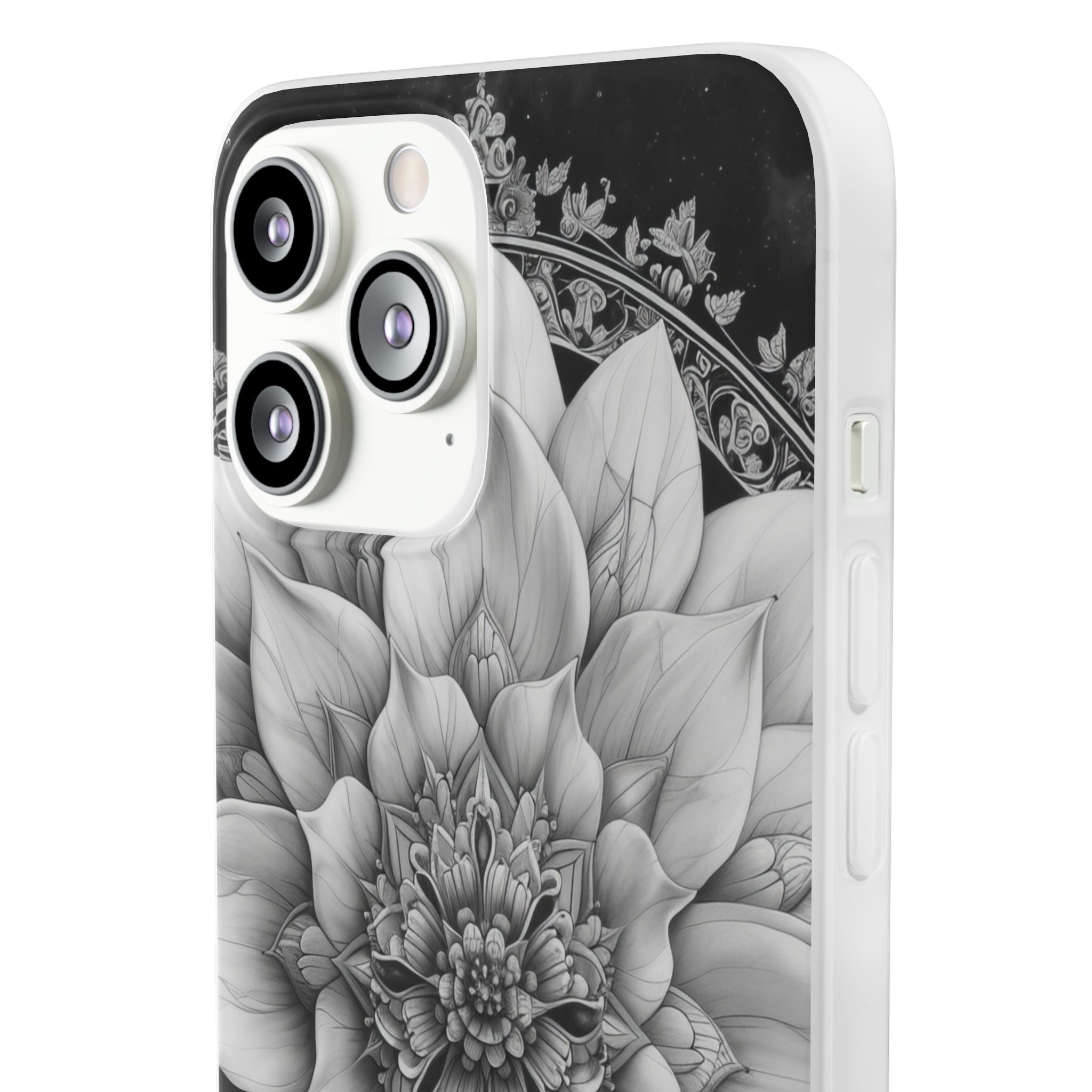 Celestial Mandala Harmony | Flexible Phone Case for iPhone