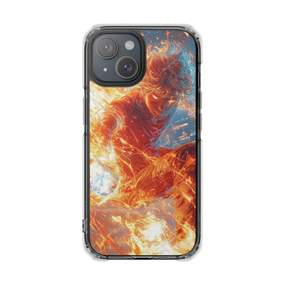 Flames Dance Wildly iPhone Case - Impact