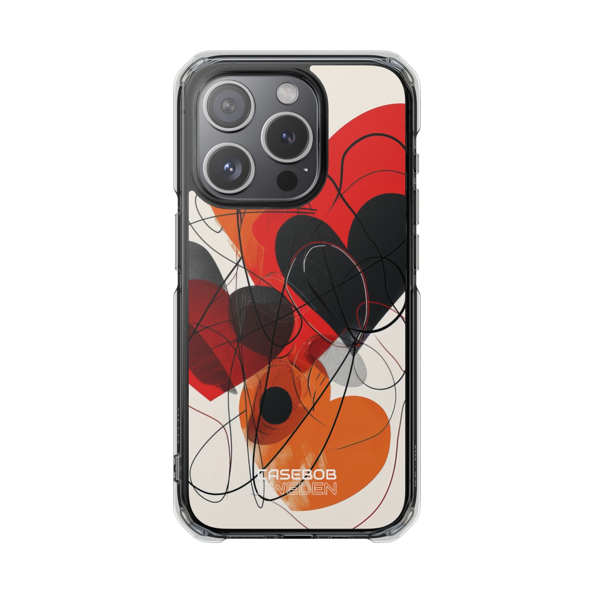 Crimson Motion Flow iPhone 15 - Impact Clear+