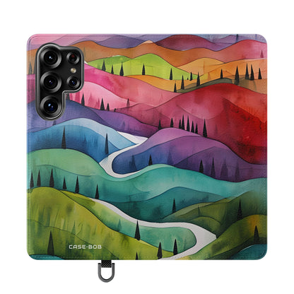 Witte Padweg - Samsung S25 Ultra Case - Portemonnee