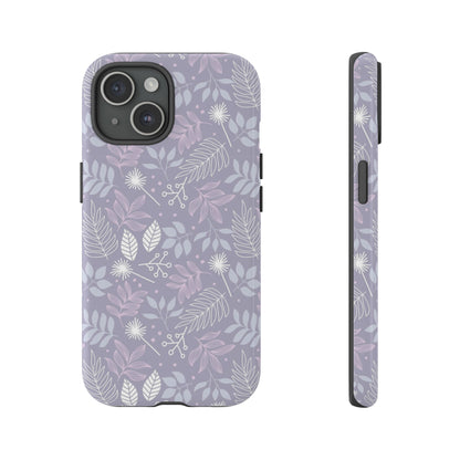 Purple Mona Leaf - Protective Phone Case